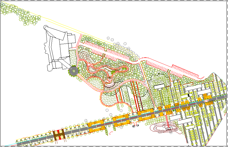某地某公园景观规划园林CAD设计施工图
