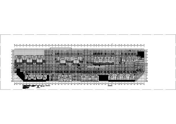 某地区大面积多标高地下车库结构图纸-图二