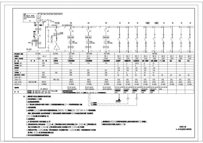 某市政泵房电全套详细电气设计施工CAD图_图1