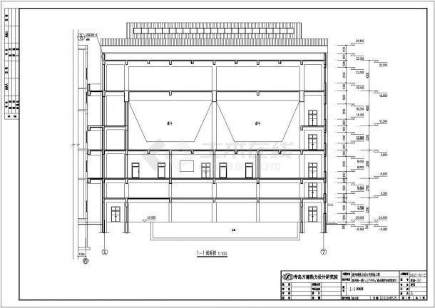 某地六层房屋2x29MW热水锅炉房框架结构建筑施工图-图二