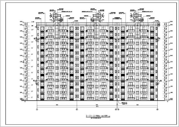 凉山州会理县某经济适用房单体建筑设计方案图-图二