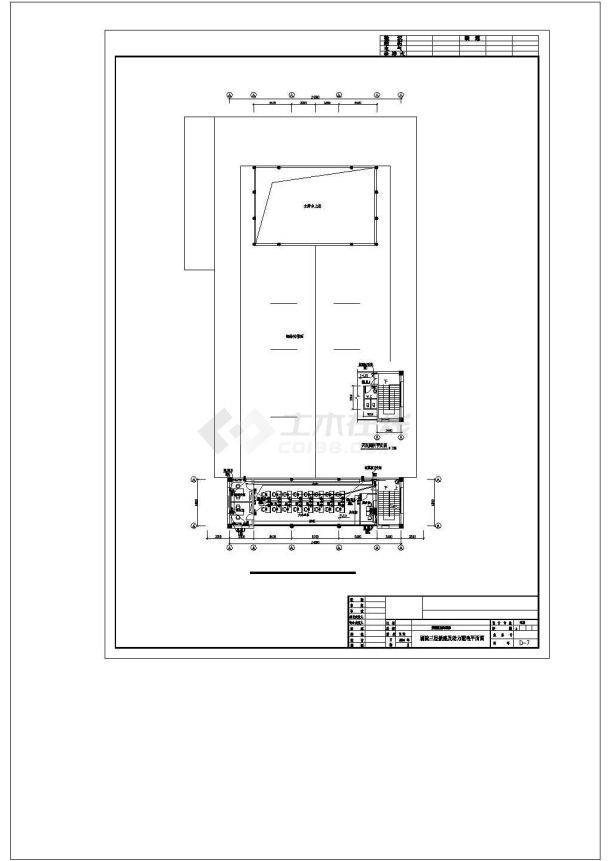 公共建筑全套详细电气设计与施工CAD图纸-图一