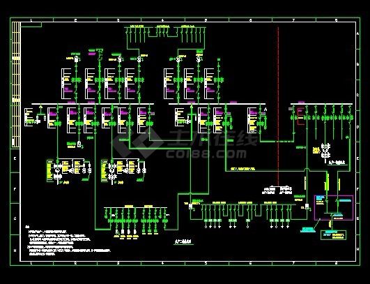 糖厂10kV电气主接线图（二期工程）-图一