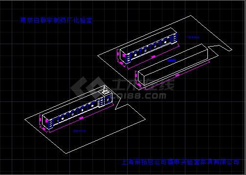 比较简单的药厂实验室建筑施工图（共7张）-图二