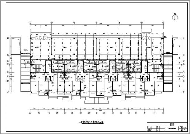 某小区十八层框架结构住宅给排水消防施工图-图二