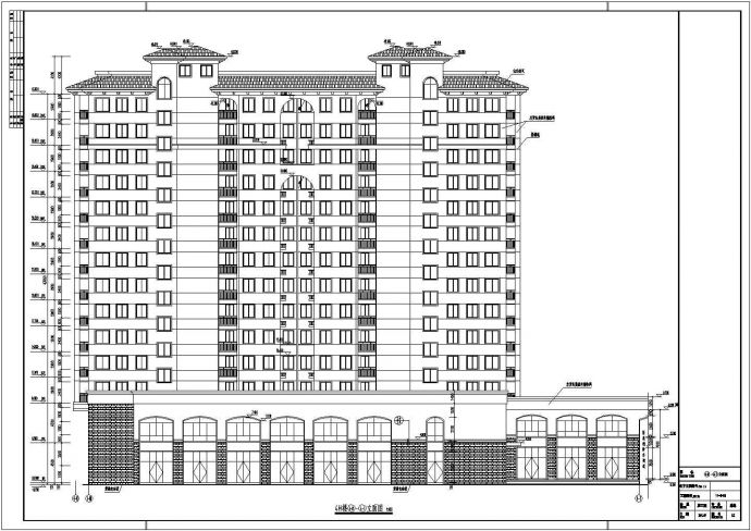 某14层框架剪力墙结构住宅楼结构施工图（含建筑设计）_图1