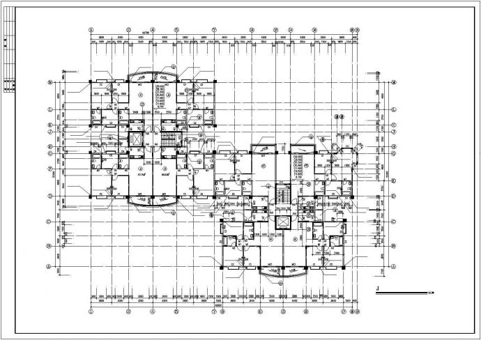 某高层建筑设计施工及大样图纸（全套）_图1