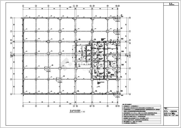 某26层框支剪力墙结构商住楼结构设计施工图-图一