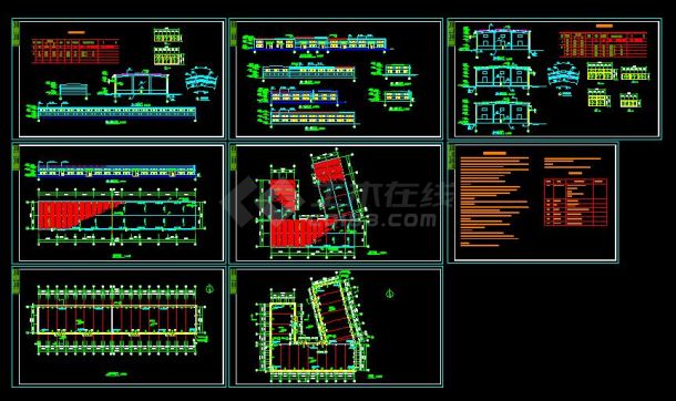 生产车间建筑cad全套施工图（含设计说明）-图一