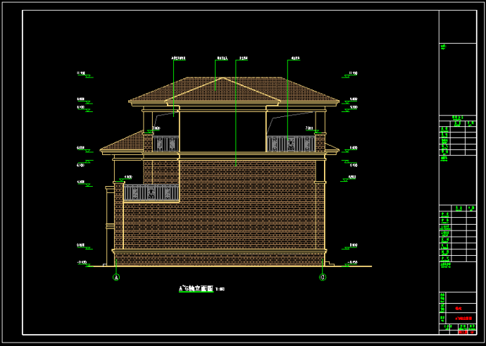 现代式300方三层小别墅建筑结构设计全套图_图1