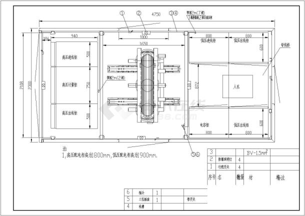 某地区某公园电气竣工图电气cad设计施工图-图一