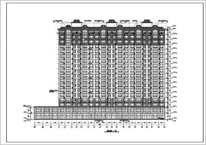 18层剪力墙结构住宅楼建筑设计施工图_图1