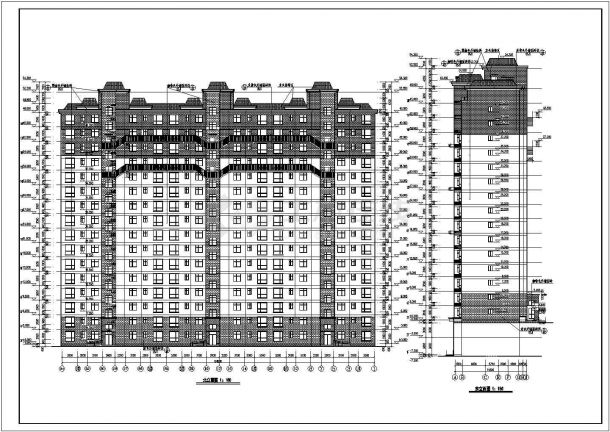18层剪力墙结构住宅楼建筑设计施工图-图二