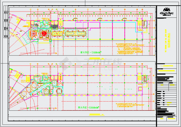 大型酒店电气系统CAD设计施工图纸-图二