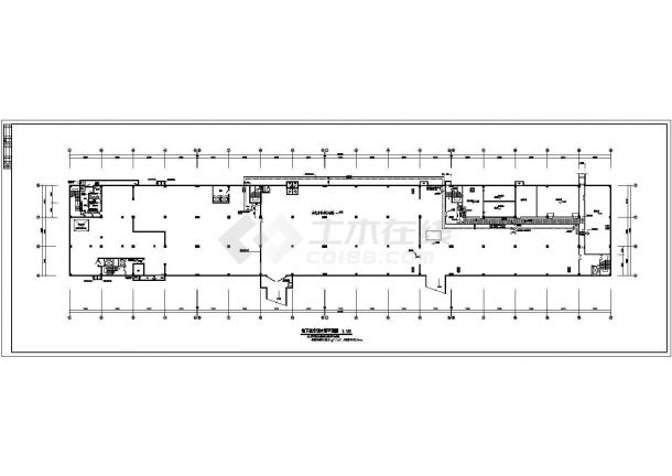 某客运中心离心式冷水机组分机盘管设计施工图-图二