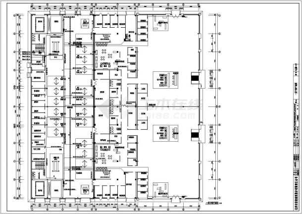 某汽车4s销售店整套电气CAD设计施工图纸-图二
