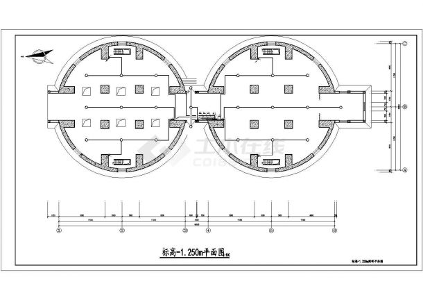 某地区煤仓配电照明平面电气cad设计施工图-图二