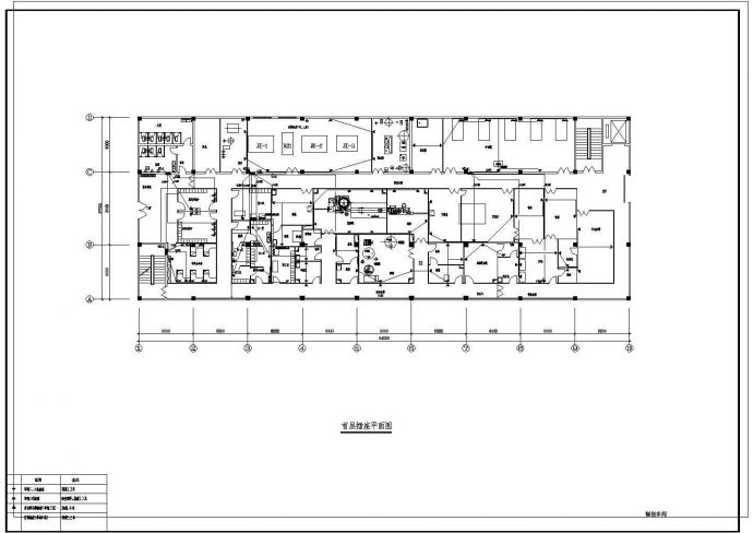 某地区制剂厂综合仓库电气cad设计施工图_图1
