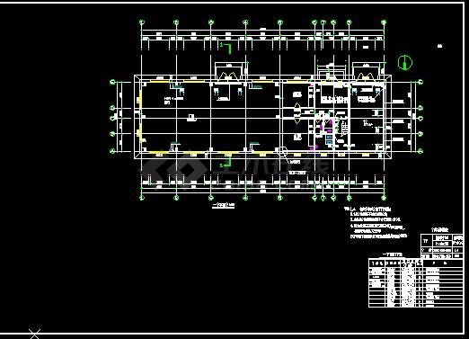 某地厂房建筑cad平面图（节点详细）-图一