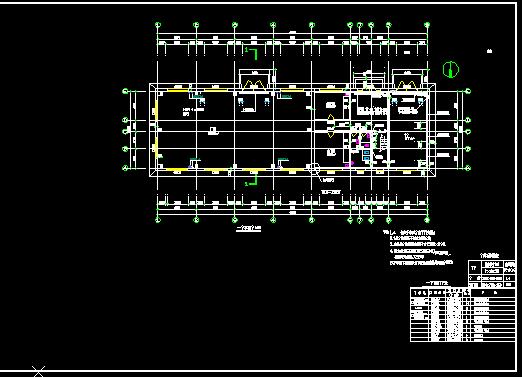 某地厂房建筑cad平面图（节点详细）_图1