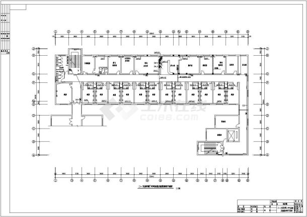 医院住院部全套详细电气设计施工CAD图-图二