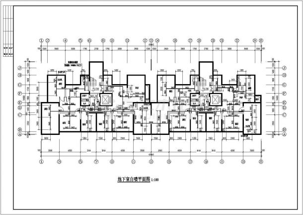 包头某小区十七层框架结构住宅楼给排水、消防施工图-图二