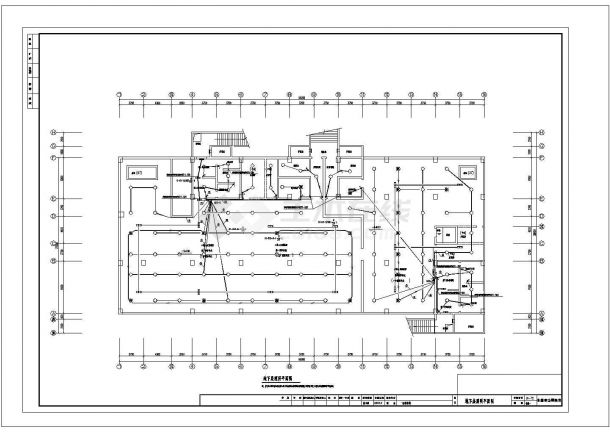 医院综合楼全套详细施工电气设计CAD图-图二