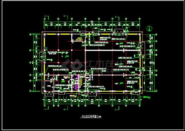 某地比较详细的肥料厂建筑cad图-图二