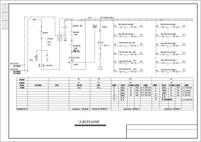 某地区某工业园厂房 (27)号车间电气cad设计施工图_图1