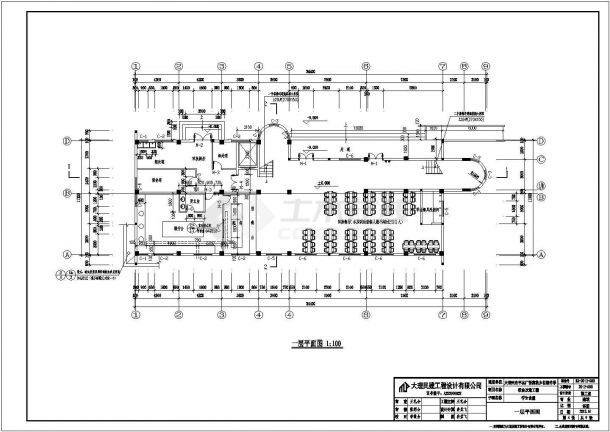 某厂街乡初级中学食堂结构施工图（含建筑设计）-图二