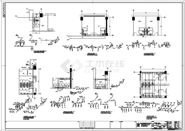 某医院十五层框架结构给排水、消防工程方案图-图二