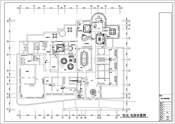 建筑规划设计之某酒店室内装修设计节点图-图二