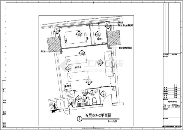  Decoration design and construction drawing of two SPA rooms in a luxury hotel - Figure 1