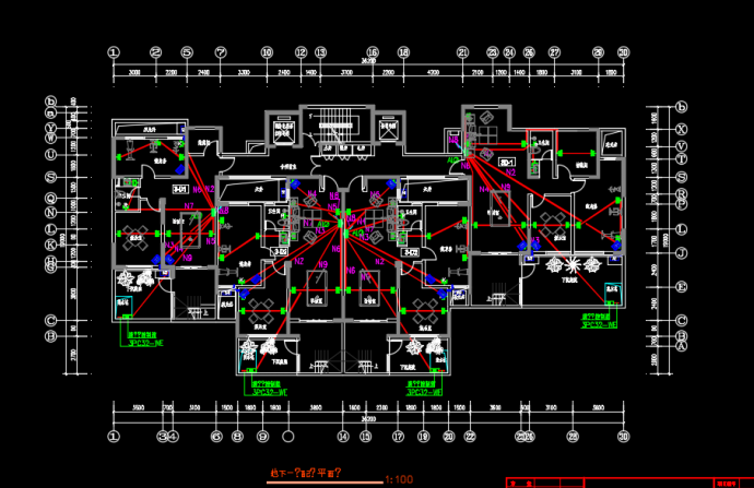 某地十一层住宅楼电气设计CAD施工图_图1