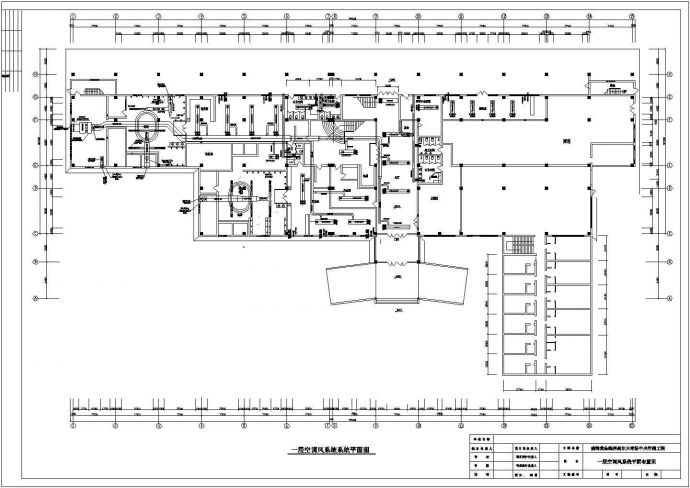威海黄金海岸二层高尔夫球场中央空调设计施工图_图1