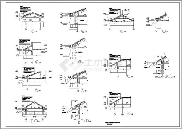 一套简单的别墅建筑施工图（共11张）-图二
