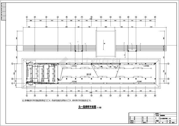 北京某地区一中学学校电气cad设计施工图-图二