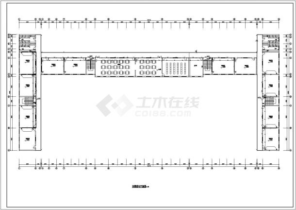 南京某地区学校教学综合楼电气cad设计施工图-图一