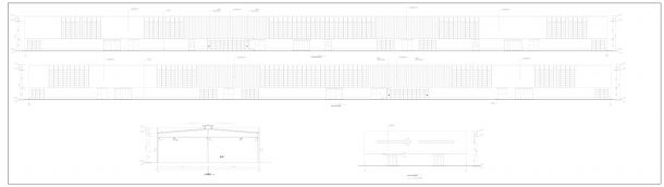 铝制建材工业项目--建筑初设（效果图）-图二