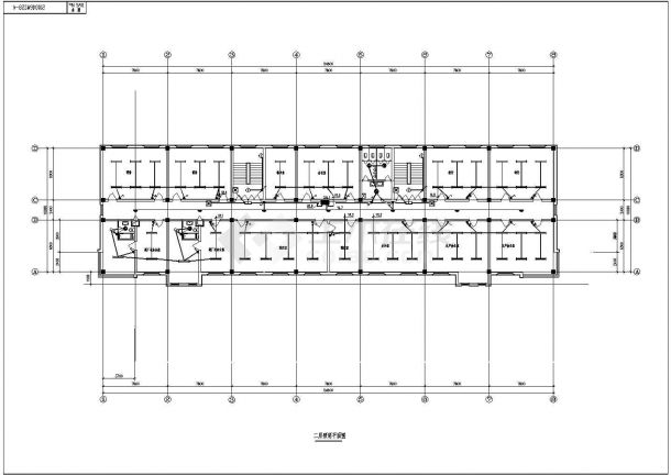 某3层标准办公楼电气设计全套施工图-图二