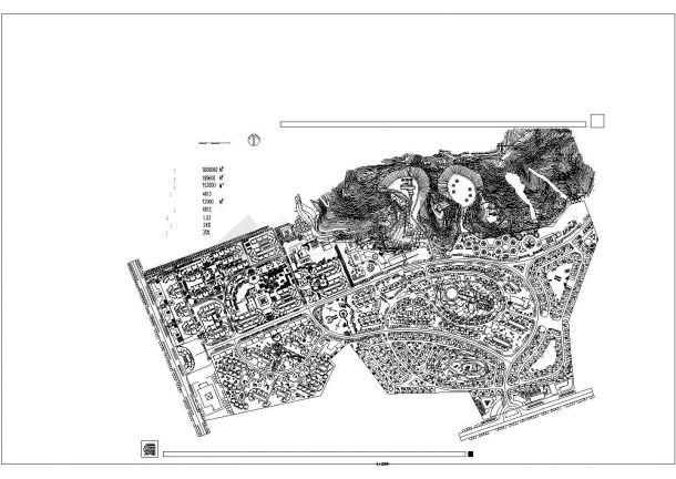 碧桂园小区规划与户型平面图的图纸-图一