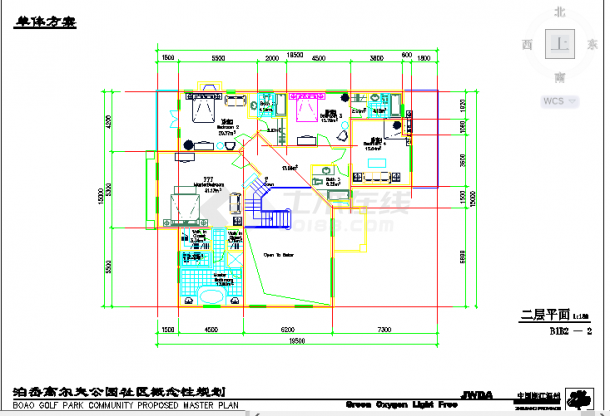 比较详细精美的别墅单体装修方案施工图（全套）-图二