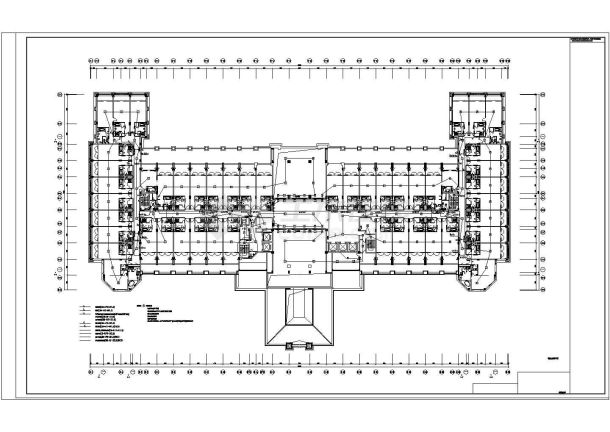 某地区某酒店火灾自动报警系统电气cad设计施工图-图二