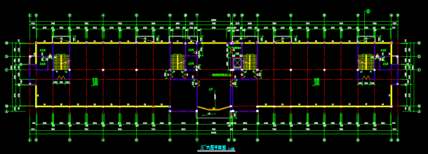某地厂区六层框架结构办公楼建筑设计施工图-图二