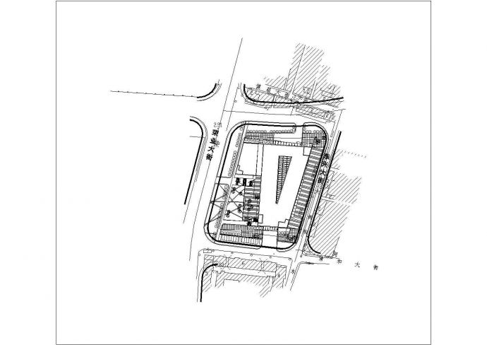 天津南市框架结构7层停车楼建筑设计方案_图1