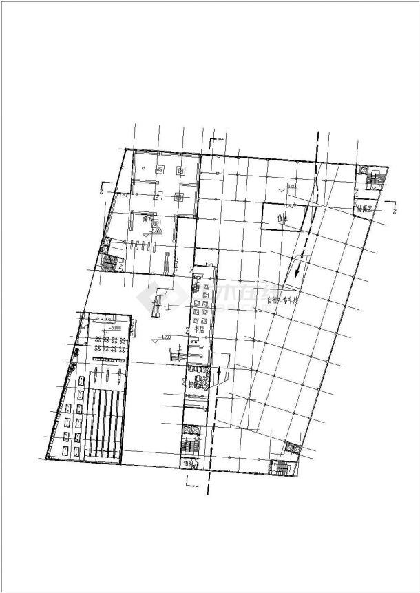 天津南市框架结构7层停车楼建筑设计方案-图二