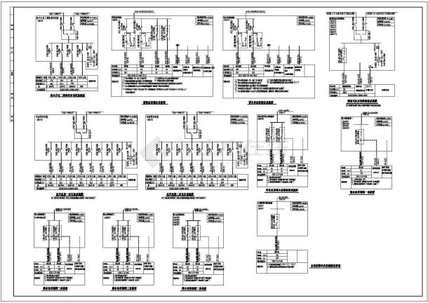 某小区4万平米地库全套电气设计图纸-图二