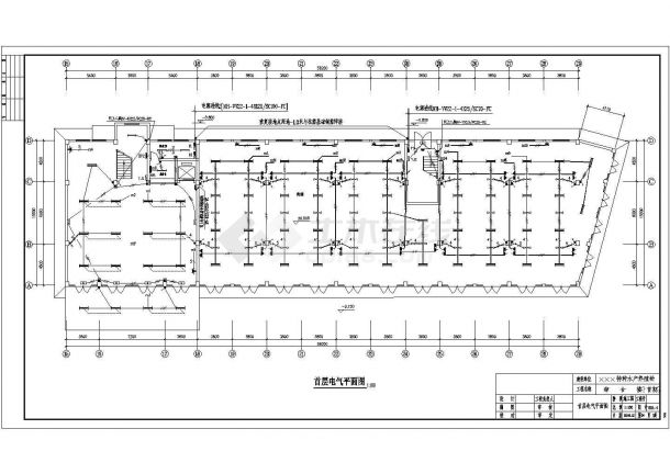 金穗酒店全套详细施工电气设计CAD图-图二