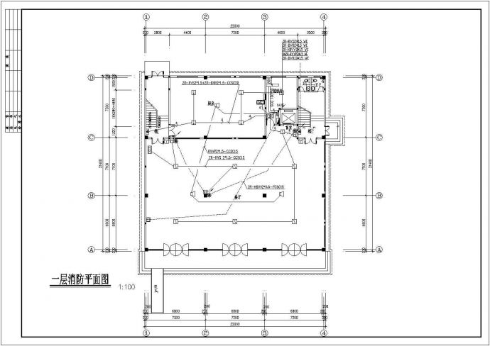 酒店全套详细施工与电气设计CAD图纸_图1