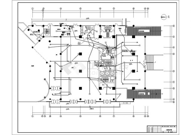 酒店全套具体电气设计及施工CAD图纸-图二